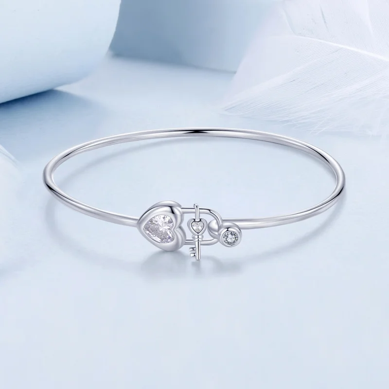 (Bild für) PANDORA Style Herzförmig ineinandergreifendes Armband - BSB170 - Ansicht 3