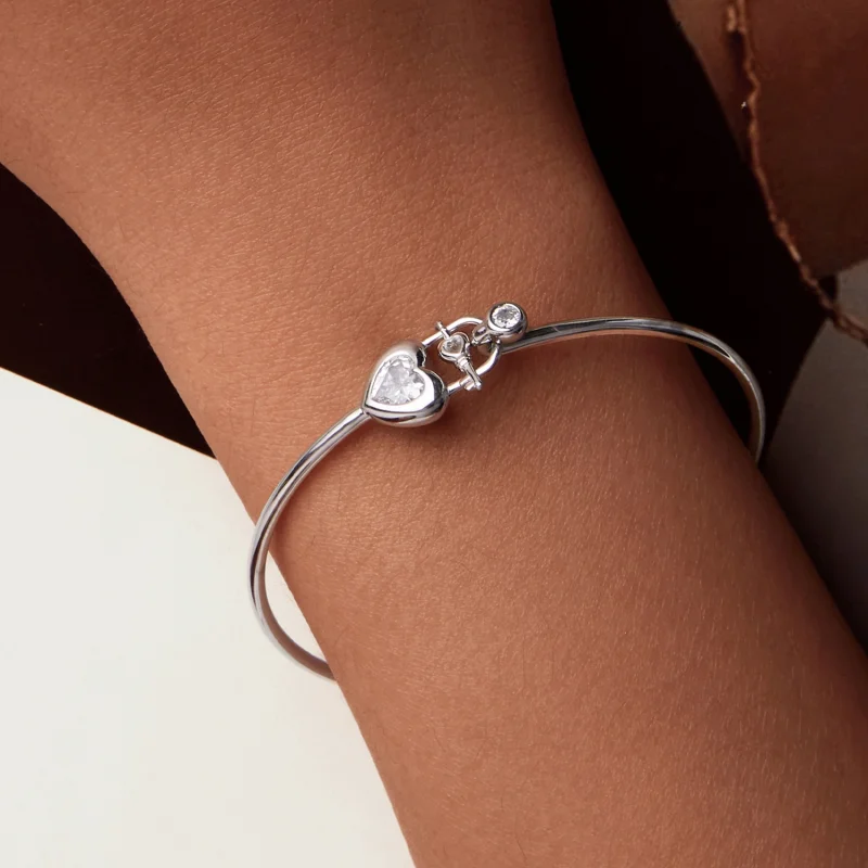 (Bild für) PANDORA Style Herzförmig ineinandergreifendes Armband - BSB170 - Ansicht 7