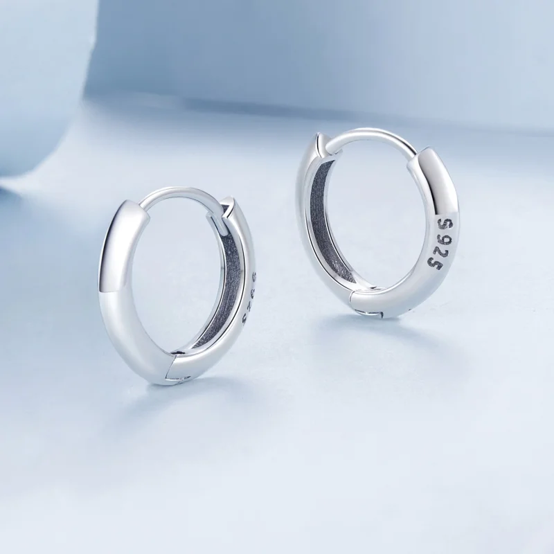 (Bild für) PANDORA Style Klassische Sterlingsilber-Ohrringe - BSE1016 - Ansicht 3