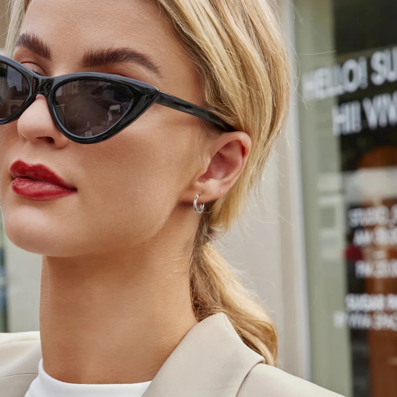 (Bild für) PANDORA Style Klassische Sterlingsilber-Ohrringe - BSE1016 - Ansicht 8