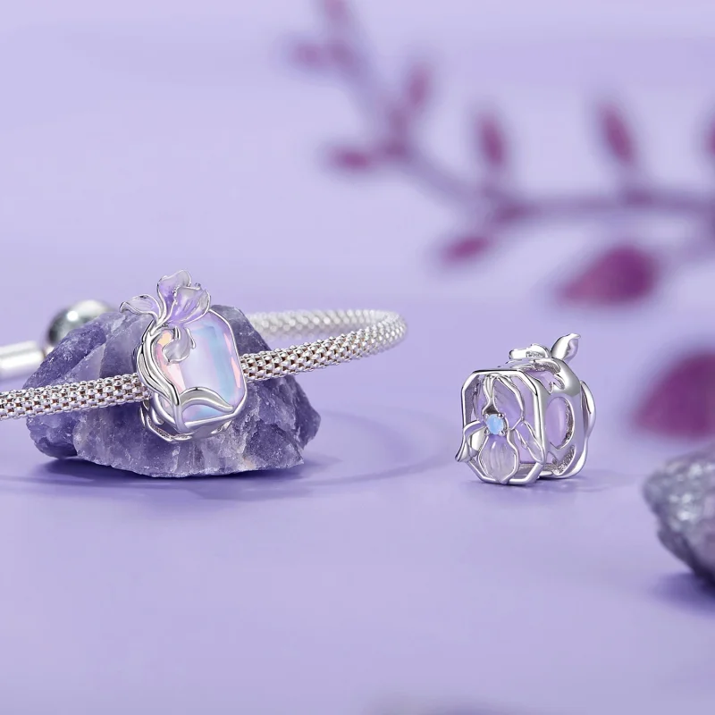 (Bild für) PANDORA Style Kristall-Iris-Anhänger - BSC1032 - Ansicht 4