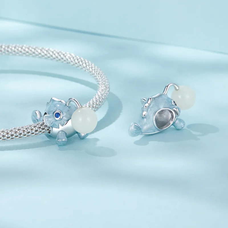 (Bild für) PANDORA Style Leuchtender Laternenfisch-Anhänger - SCC2795 - Ansicht 5