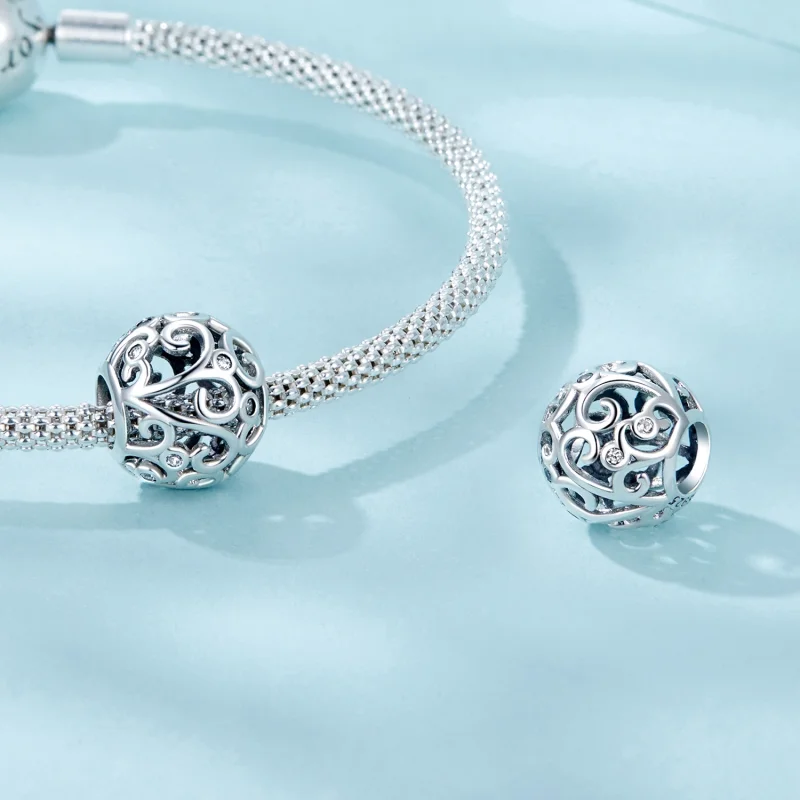 (Bild für) PANDORA Style Lockengras-Anhänger - SCC2785 - Ansicht 4