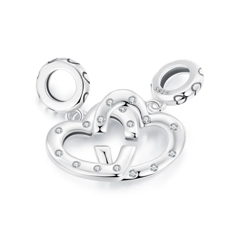 (Bild für) PANDORA Style Love Doppelverschluss - SCC2773 - Ansicht 2