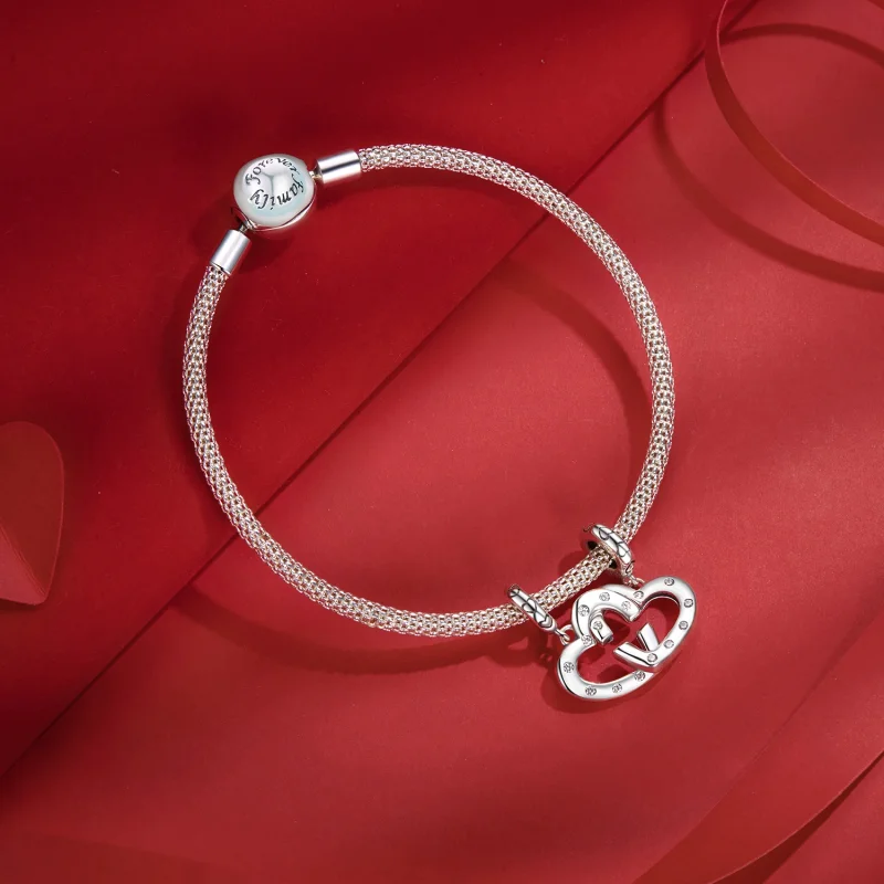 (Bild für) PANDORA Style Love Doppelverschluss - SCC2773 - Ansicht 6