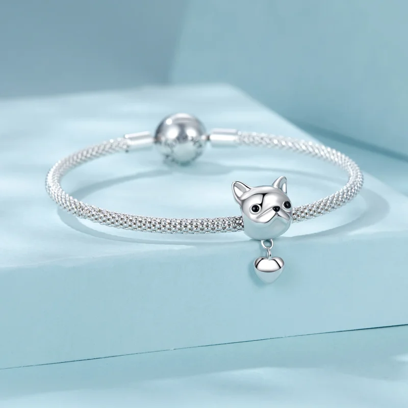 (Bild für) PANDORA Style Love French Bulldog Anhänger - SCC2767 - Ansicht 4
