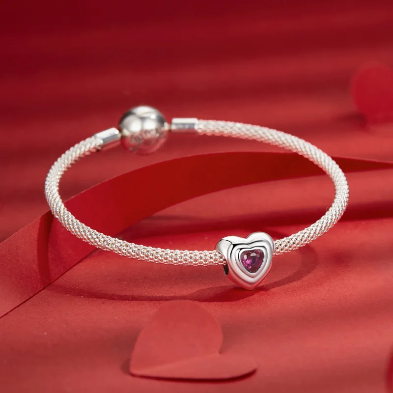 (Bild für) PANDORA Style Love Heart Classic Halo Anhänger - SCC2776 - Ansicht 5