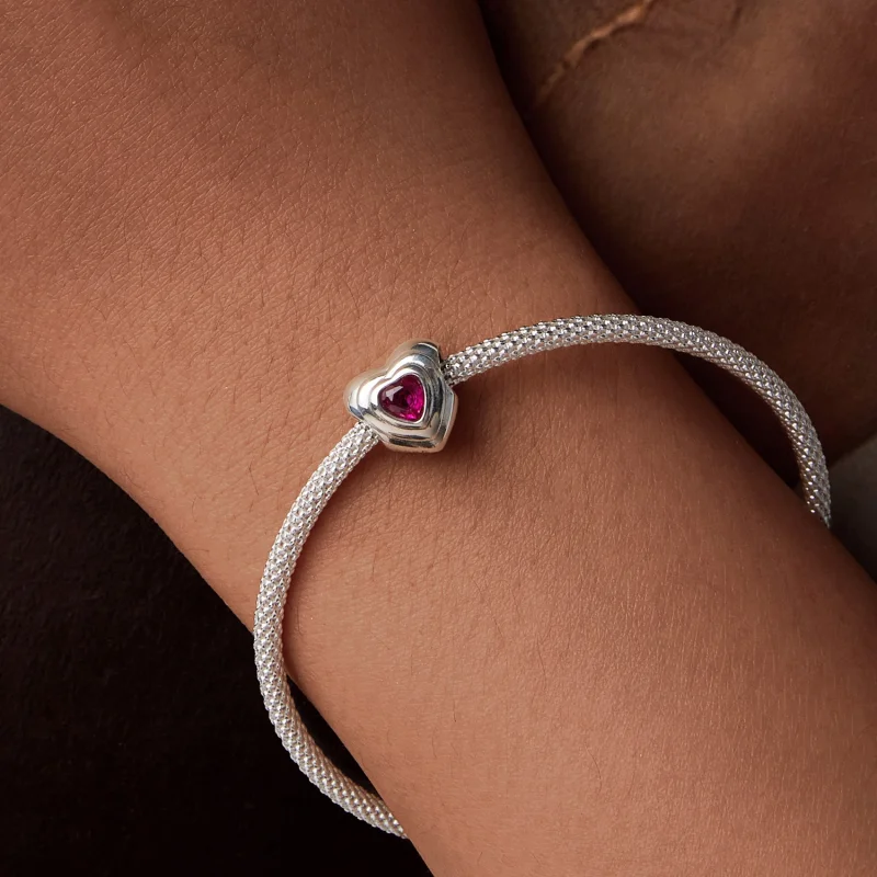 (Bild für) PANDORA Style Love Heart Classic Halo Anhänger - SCC2776 - Ansicht 7