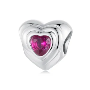 (Bild für) PANDORA Style Love Heart Classic Halo Anhänger - SCC2776