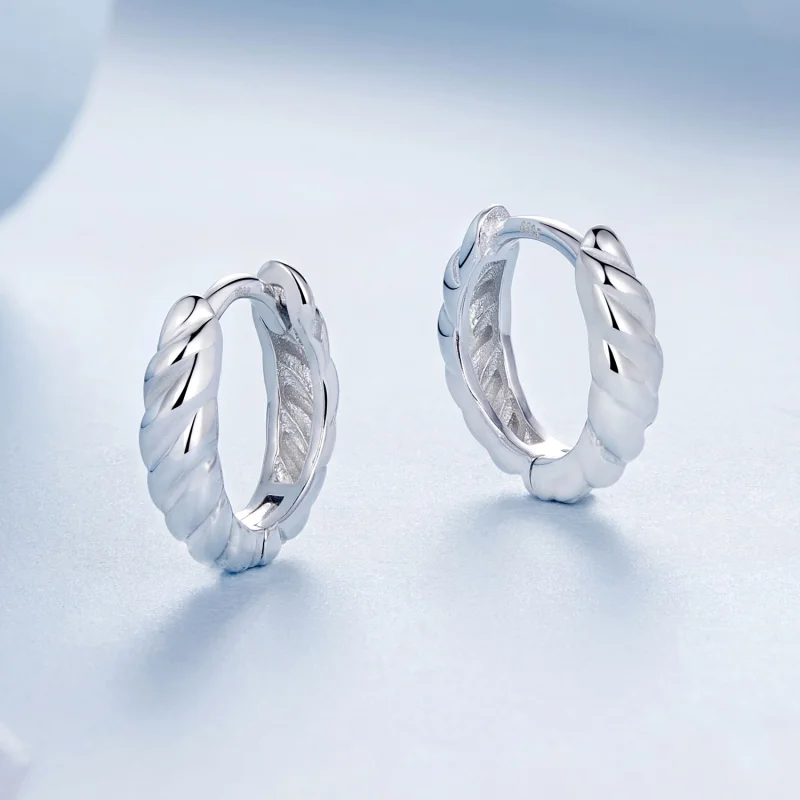 (Bild für) PANDORA Style Metallic Twist Ohrringe - BSE1024-S - Ansicht 3