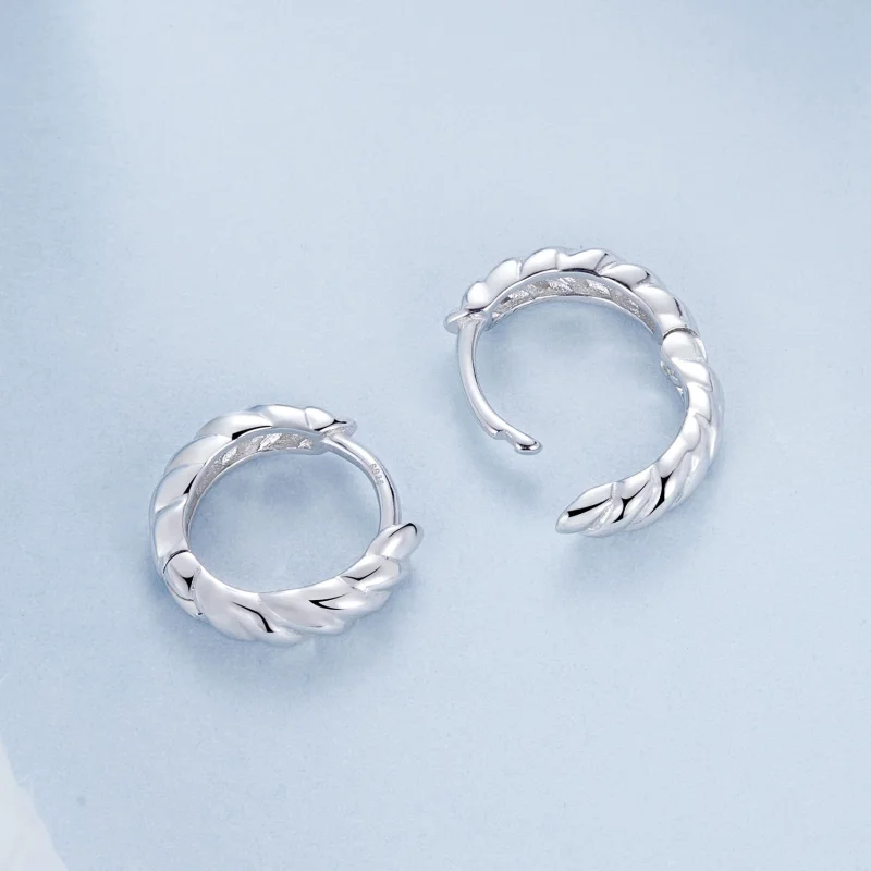 (Bild für) PANDORA Style Metallic Twist Ohrringe - BSE1024-S - Ansicht 4