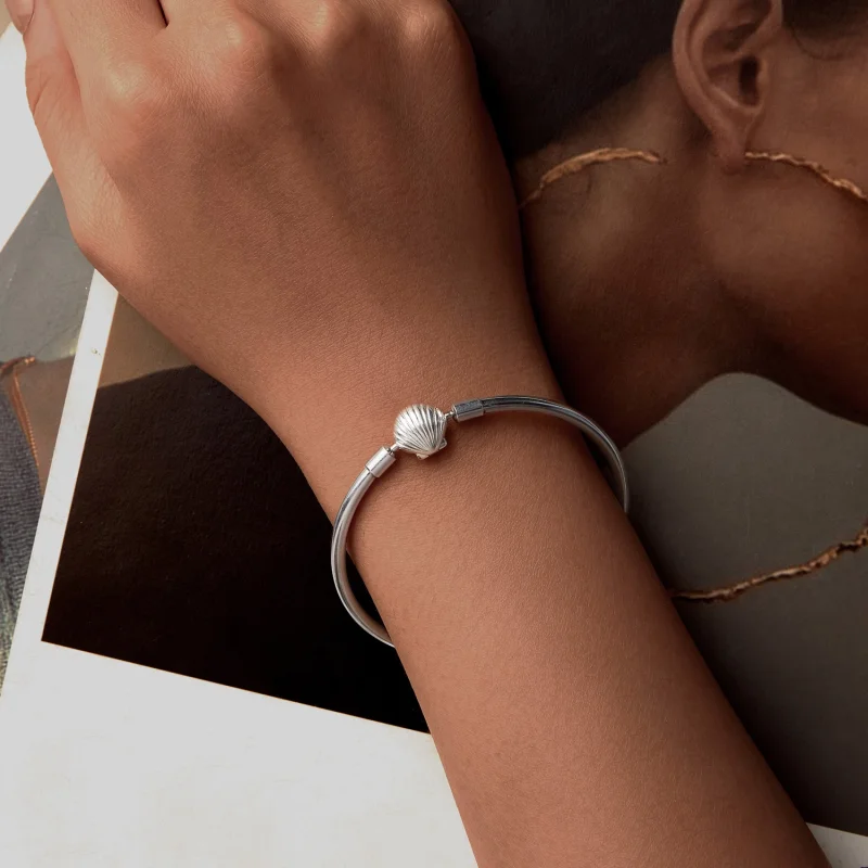 (Bild für) PANDORA Style Muschel Basic Armreif - BSB177 - Ansicht 4