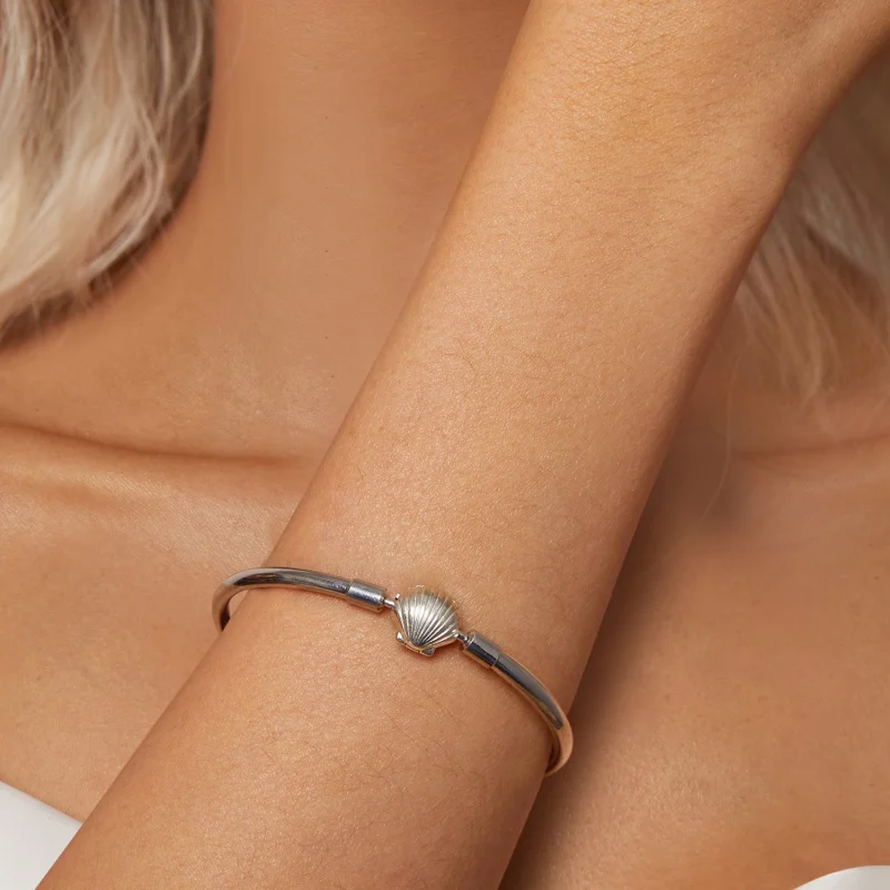 (Bild für) PANDORA Style Muschel Basic Armreif - BSB177 - Ansicht 5