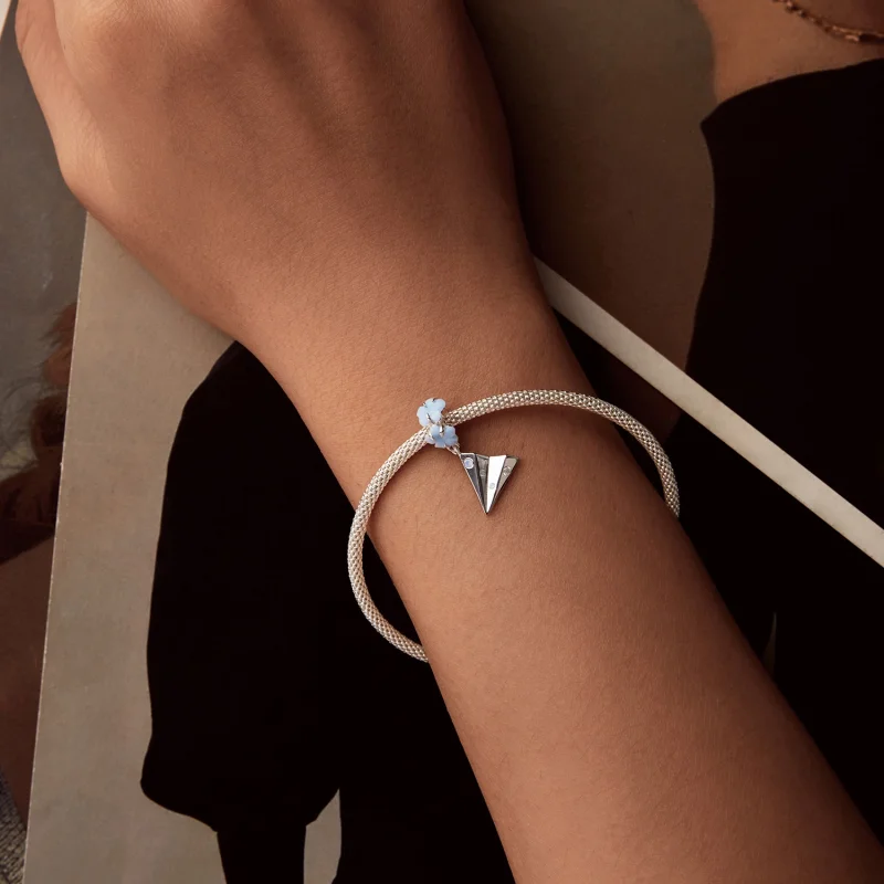 (Bild für) PANDORA Style Papierflieger-Anhänger - BSC1027 - Ansicht 6
