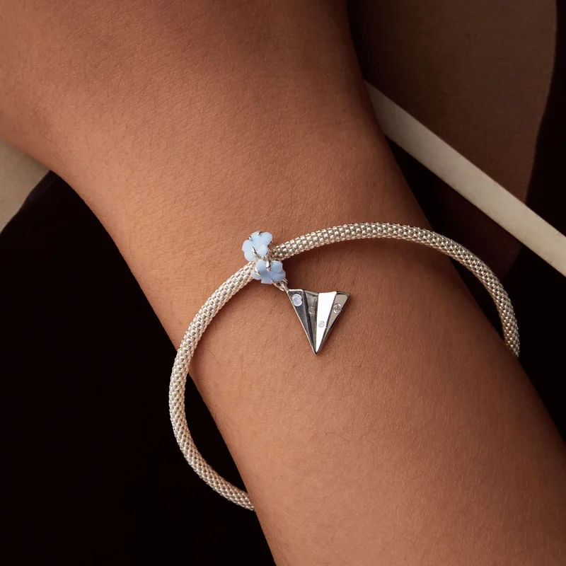 (Bild für) PANDORA Style Papierflieger-Anhänger - BSC1027 - Ansicht 7