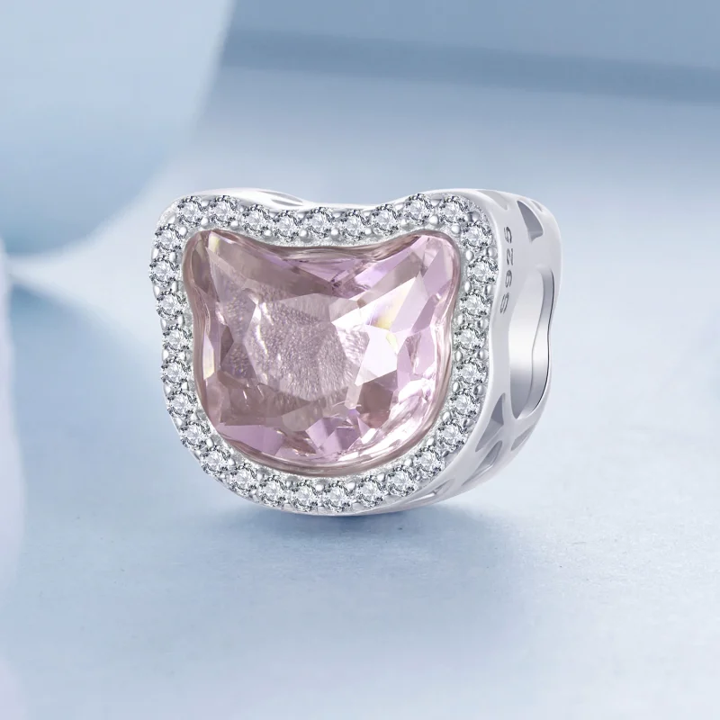 (Bild für) PANDORA Style Pink Cat Anhänger - BSC1020 - Ansicht 2