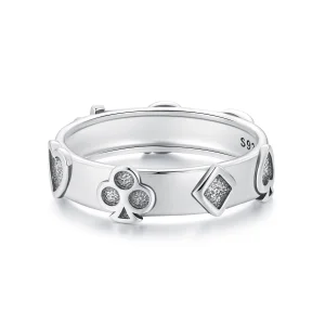 (Bild für) PANDORA Style Poker Ring - SCR1036