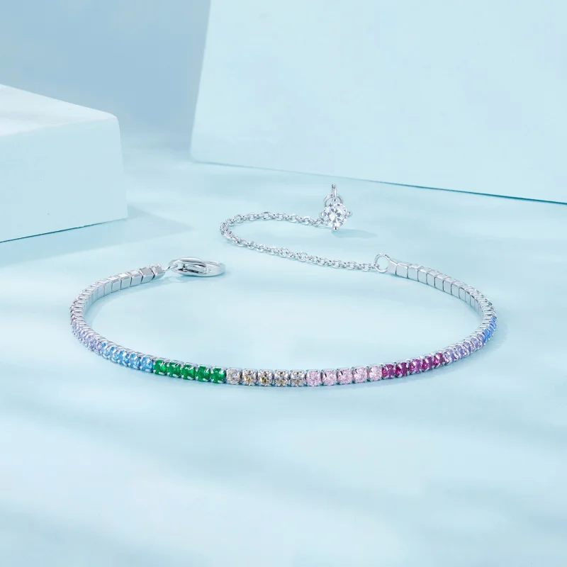 (Bild für) PANDORA Style Regenbogen-Armband - SCB277 - Ansicht 3