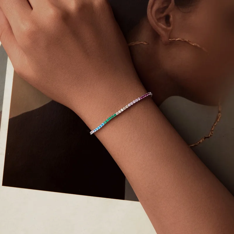 (Bild für) PANDORA Style Regenbogen-Armband - SCB277 - Ansicht 4