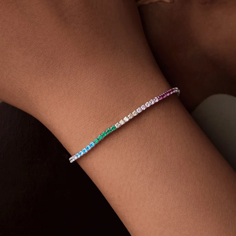 (Bild für) PANDORA Style Regenbogen-Armband - SCB277 - Ansicht 7