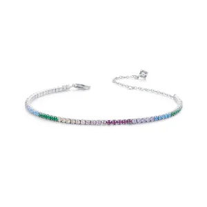 (Bild für) PANDORA Style Regenbogen-Armband - SCB277