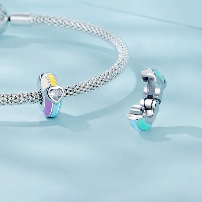 (Bild für) PANDORA Style Regenbogen-Positionsverschluss - SCC2782 - Ansicht 4