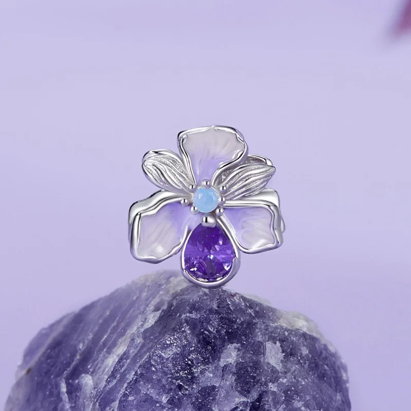 (Bild für) PANDORA Style Romantic Iris Charm - BSC1031 - Ansicht 2
