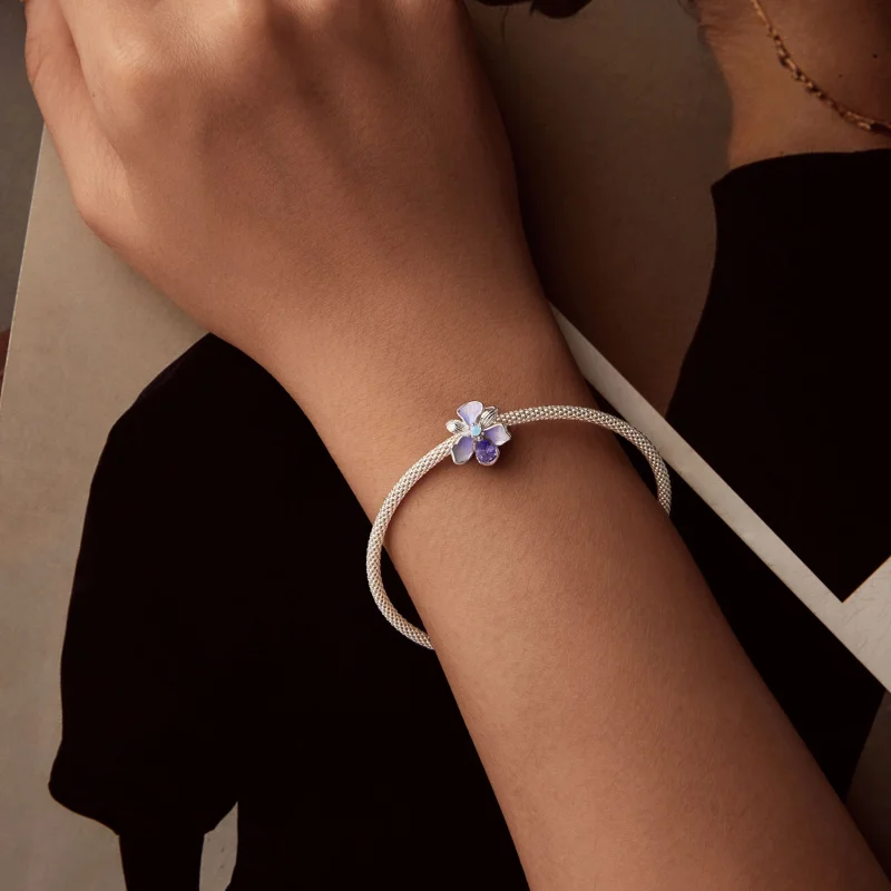(Bild für) PANDORA Style Romantic Iris Charm - BSC1031 - Ansicht 6