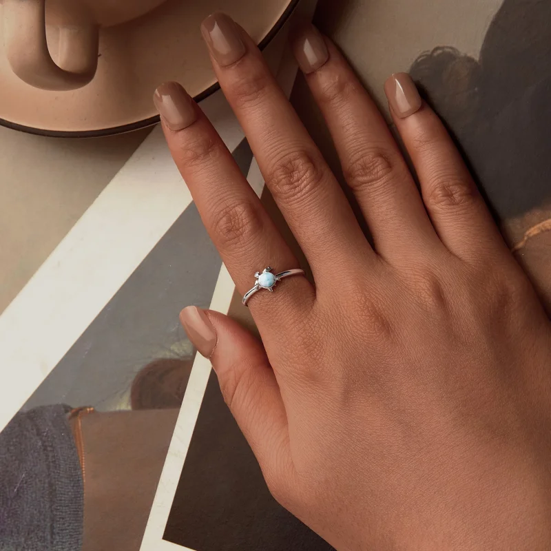 (Bild für) PANDORA Style Schildkröten-Öffnungsring - BSR553-E - Ansicht 4