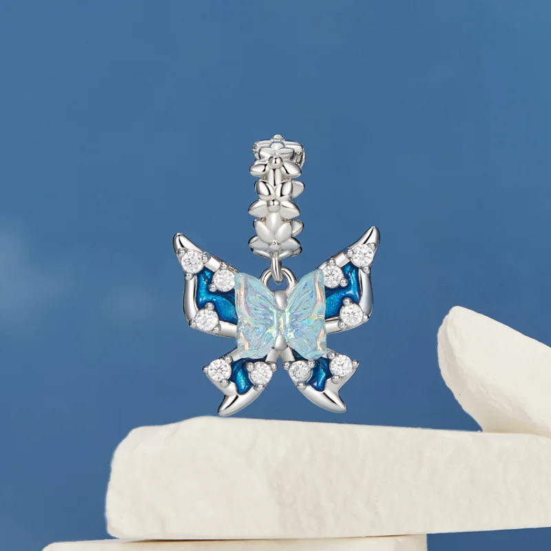 (Bild für) PANDORA Style Schmetterling Anhänger - BSC1025 - Ansicht 2