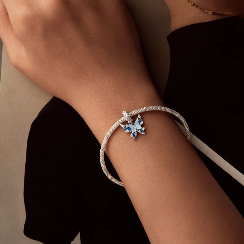 (Bild für) PANDORA Style Schmetterling Anhänger - BSC1025 - Ansicht 5
