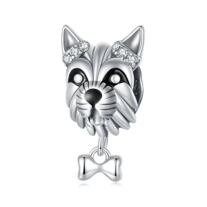 (Bild für) PANDORA Style Schnauzer Anhänger - SCC2812