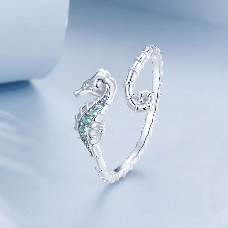 (Bild für) PANDORA Style Seepferdchen Offener Ring - BSR559-E - Ansicht 2