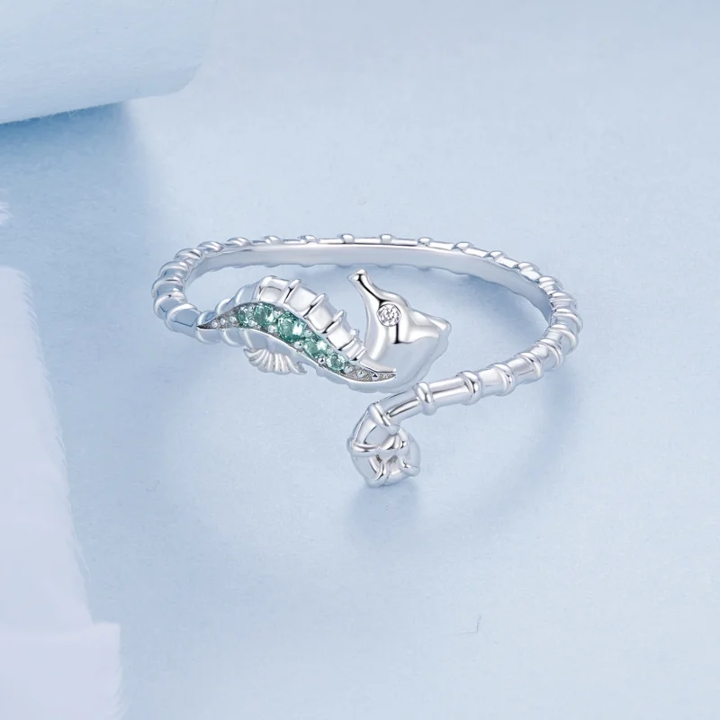 (Bild für) PANDORA Style Seepferdchen Offener Ring - BSR559-E - Ansicht 3