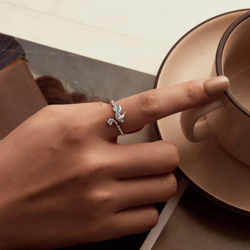 (Bild für) PANDORA Style Seepferdchen Offener Ring - BSR559-E - Ansicht 5