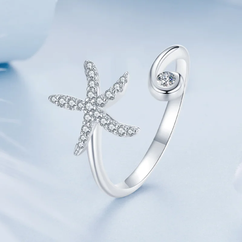 (Bild für) PANDORA Style Seestern Offener Ring - BSR560-E - Ansicht 2
