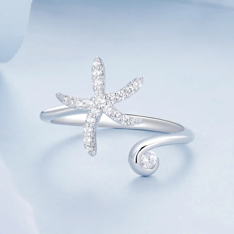 (Bild für) PANDORA Style Seestern Offener Ring - BSR560-E - Ansicht 3