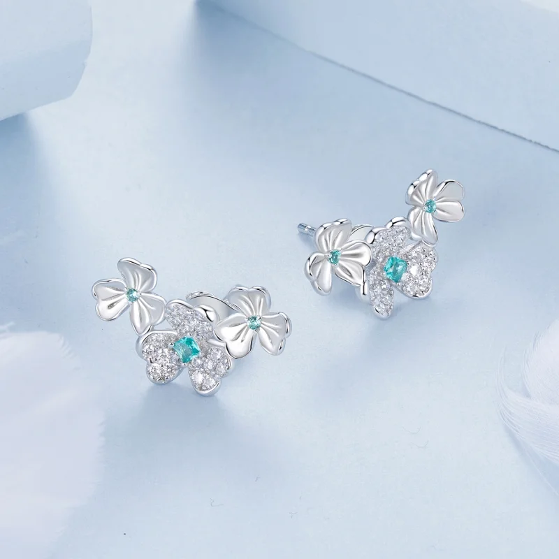 (Bild für) PANDORA Style Shamrock Ohrringe - BSE1026 - Ansicht 3