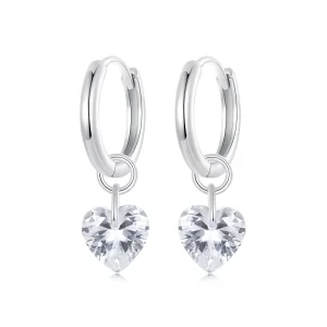 (Bild für) PANDORA Style Smart Heart Ohrringe - SCE1753