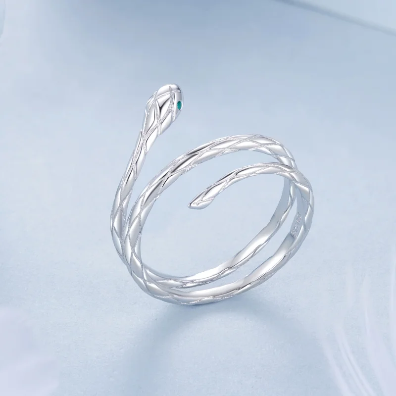 (Bild für) PANDORA Style Snake Open Ring - BSR555-E - Ansicht 2