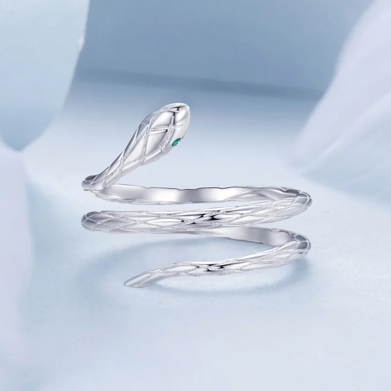 (Bild für) PANDORA Style Snake Open Ring - BSR555-E - Ansicht 3
