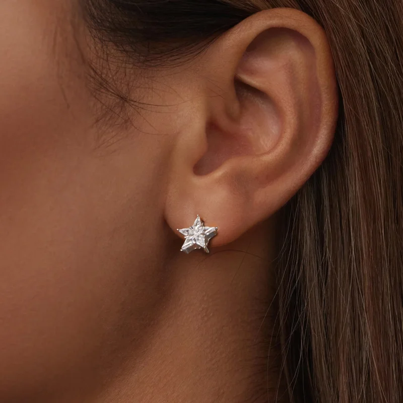 (Bild für) PANDORA Style Star Funkelnde Sterne Ohrringe - BSE1009 - Ansicht 5