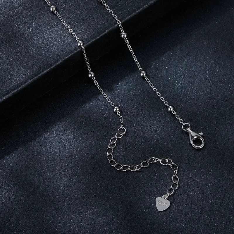 (Bild für) PANDORA Style Starlight 0,5 ct Halskette (mit einem Zertifikat) - MSN036 - Ansicht 4