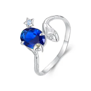 (Bild für) PANDORA Style Stern-Mond-Schlange Ring - BSR557