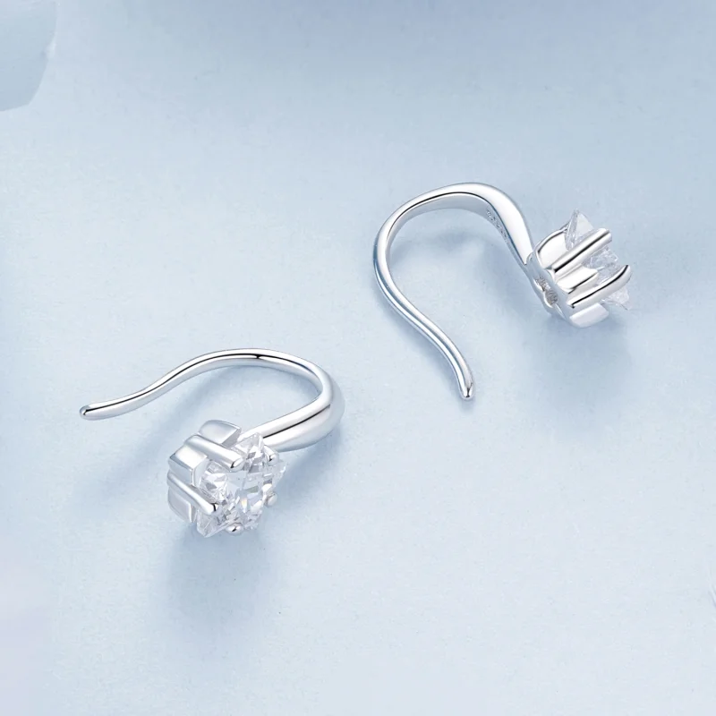 (Bild für) PANDORA Style Stern Ohrhaken - BSE1028 - Ansicht 4