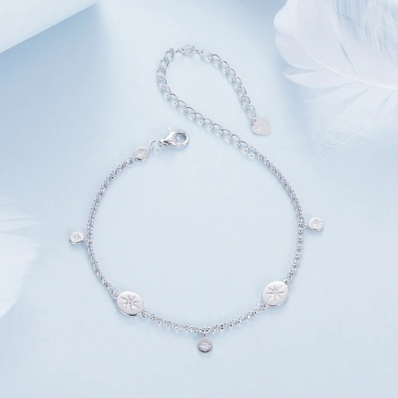 (Bild für) PANDORA Style Stern-Quaste Armband - BSB182 - Ansicht 3