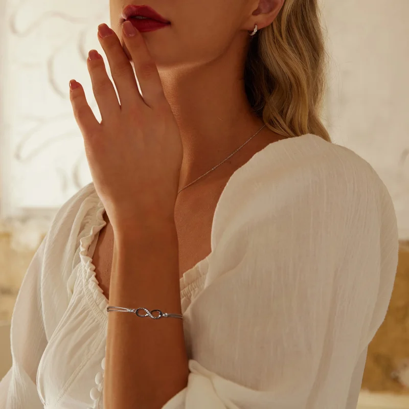 (Bild für) PANDORA Style Unendlichkeitssymbol Armband - SCB279 - Ansicht 6