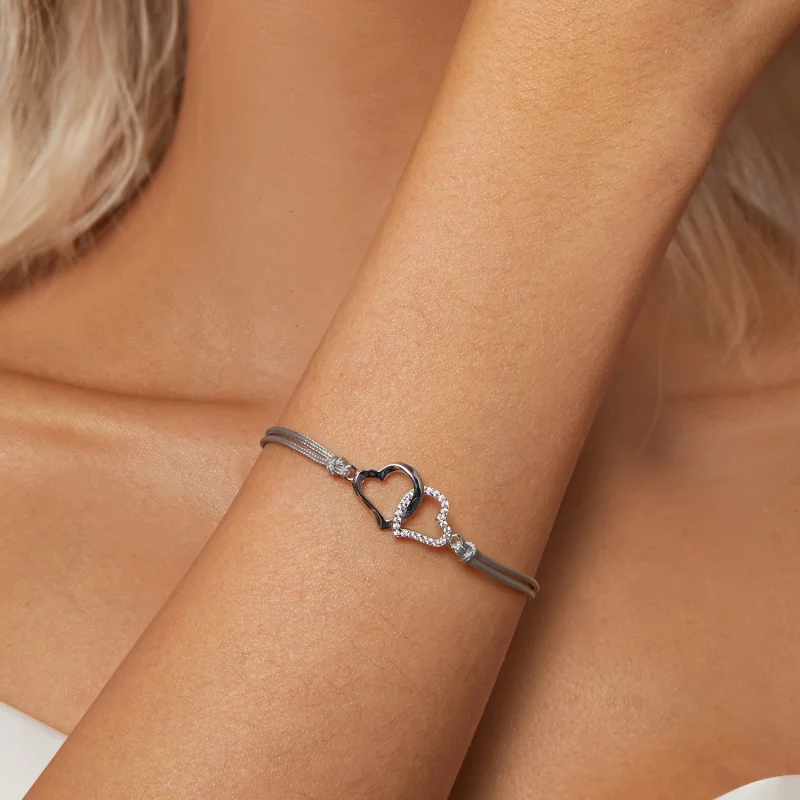 (Bild für) PANDORA Style Verflechte Herzen Armband - SCB274 - Ansicht 6