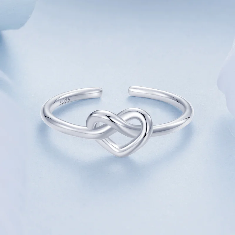 (Bild für) PANDORA Style Verwirrtes Herz Offener Ring - BSR565-E - Ansicht 3