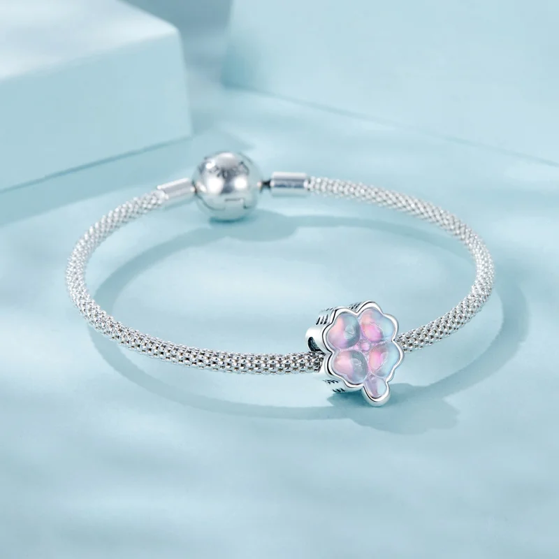 (Bild für) PANDORA Style Vierblättriges Kleeblatt Anhänger - SCC2780 - Ansicht 5